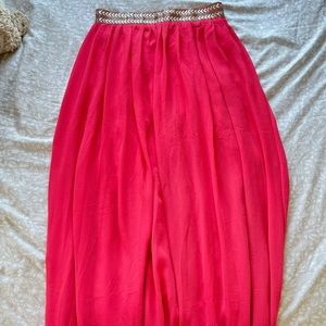 Long skirt, pink, size M/L, New.